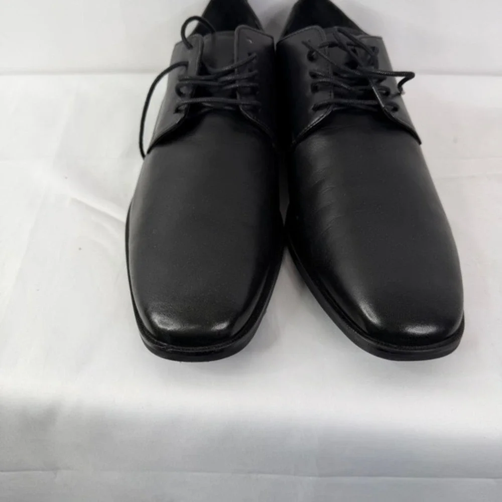 Cole Haan Air Kilgore Plain Oxford Black Nappa Leather Dress Shoes‎ Mens 12